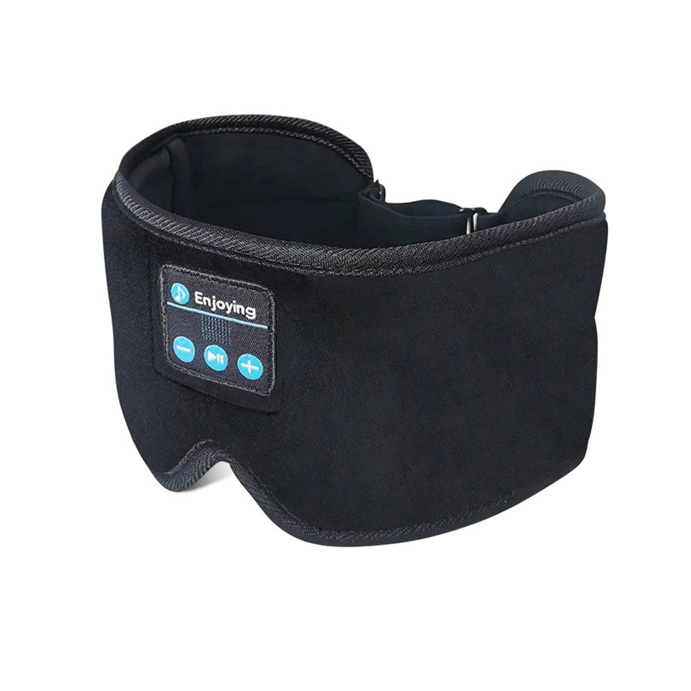 3D Bluetooth Sleep Eye Mask HD Stereo Speaker Black