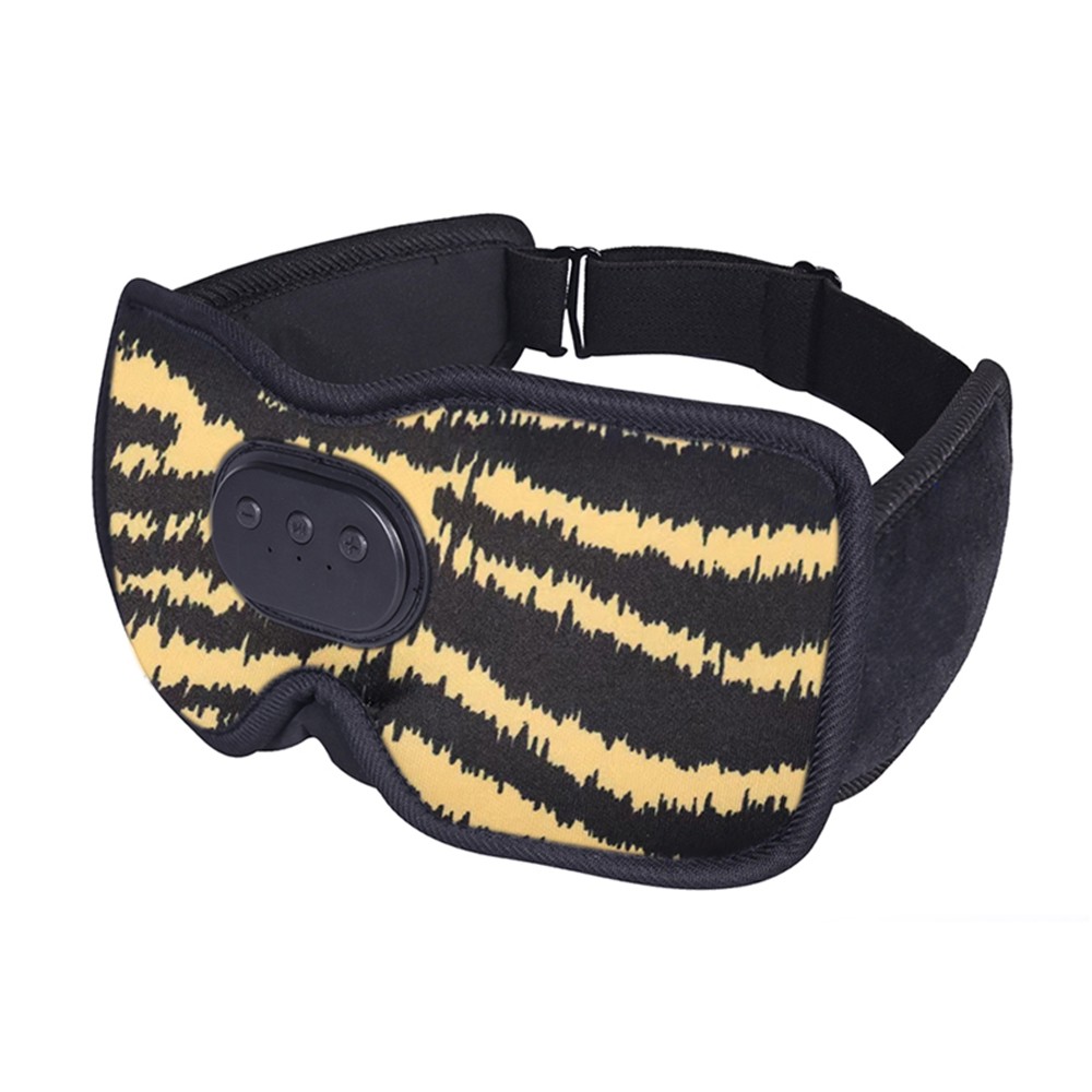 3D Bluetooth Sleep Eye Mask Wireless Music Mask Yellow